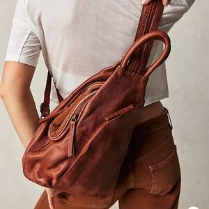 NWT We The Free Soho Sling Leather Bag.